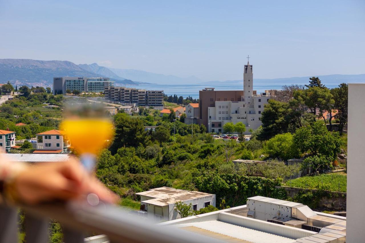 Allora Apartment With Panoramic Sea View スプリト エクステリア 写真