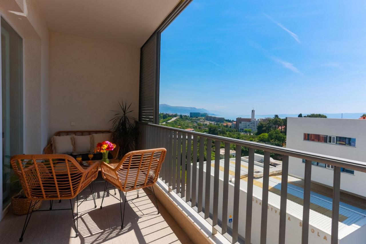 Allora Apartment With Panoramic Sea View スプリト エクステリア 写真